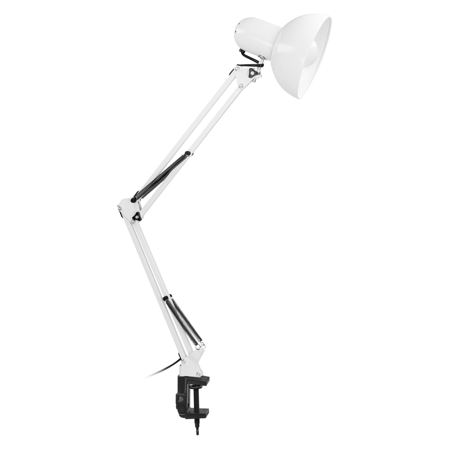 DEON, desk lamp, 10W, E27, steel, white